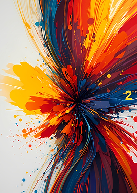 Abstract Color Explosion