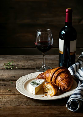 Wine, Cheese, and Croissants
