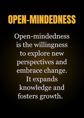 Open-Mindedness Definition Quote