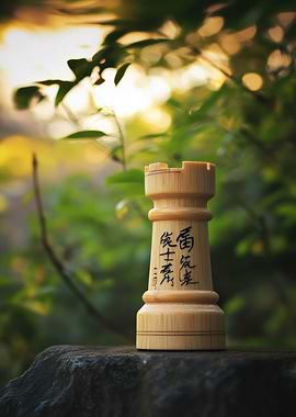 Wooden Chess Rook