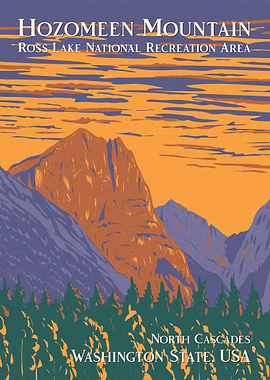 Hozomeen Mountain Washington