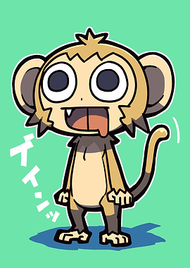 Cute Monkey Cartoon