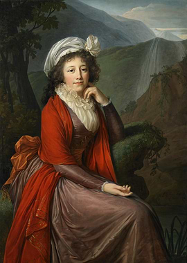 Portrait of a Woman in a Landscape
