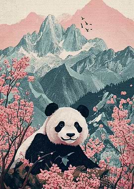 Panda Mountain Landscape