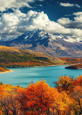 Mountain Lake Autumn