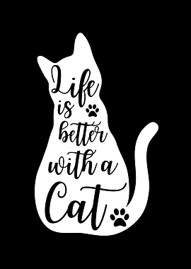 Funny Cat Lover Quote Cat