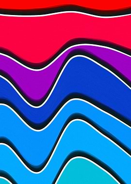 Abstract Wavy Lines