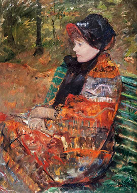 Autumn, portrait of Lydia Cassatt
