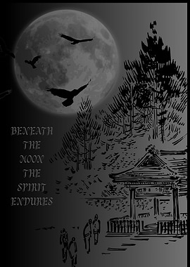 Beneath the Moon, the spirit endures.