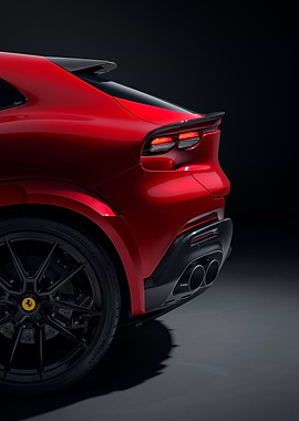 Ferrari Purosangue Rear View