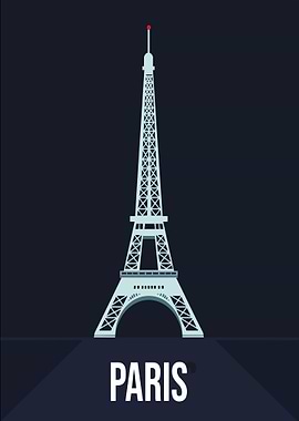 Eiffel Tower Minimalist Design