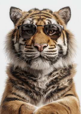 Cool Tiger in Sunglasses