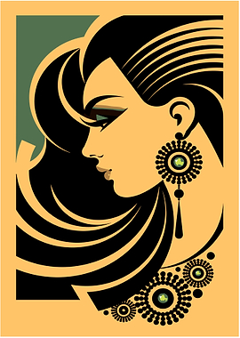 Elegant Woman Silhouette