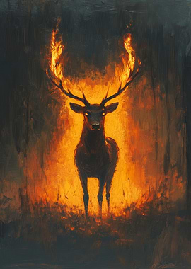 Fiery Stag