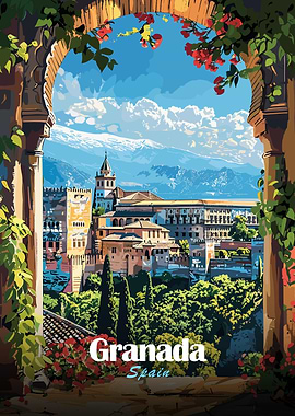 Granada, Spain Cityscape