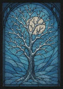 Stained Glass Tree