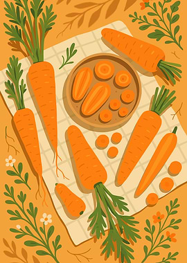 Carrot – A Stylized Tablescape