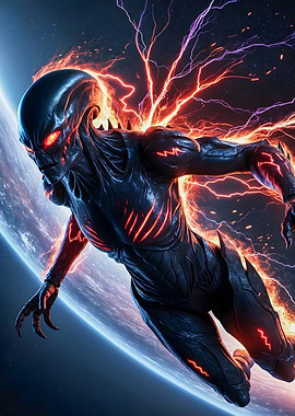 Alien Creature in Space