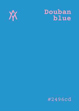 Douban Blue Color Palette