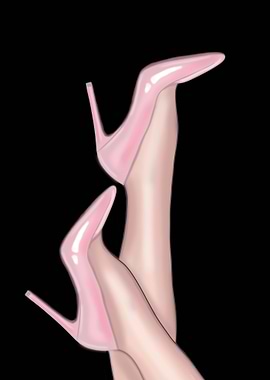 Pink High Heels