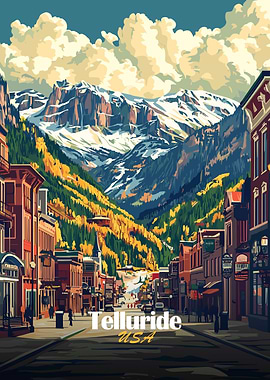 Telluride, Colorado Mountain Town