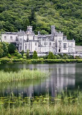 Medieval Abbey by the Lake