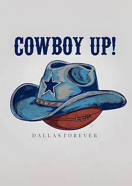 Dallas Cowboys Hat & Football