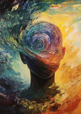 Abstract Head with Vortex