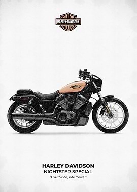 Harley Davidson Nightster Special sketch style