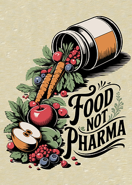 Food Not Pharma - Healthy Living - you are what you eat