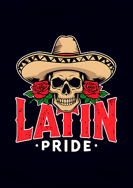 Latin Pride Skull