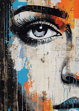 Abstract Eye Painting