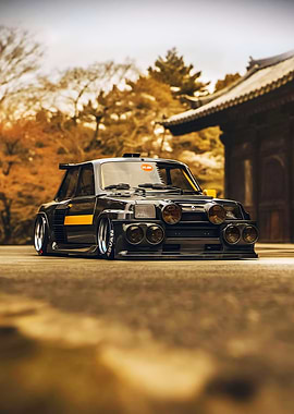 Black Renault 5 Turbo