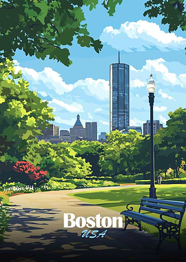 Boston Cityscape