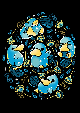 Cute Platypus Illustration