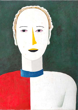 Portrait of a Woman by Kazimir Malevich