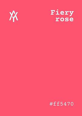 Fiery Rose Color Palette