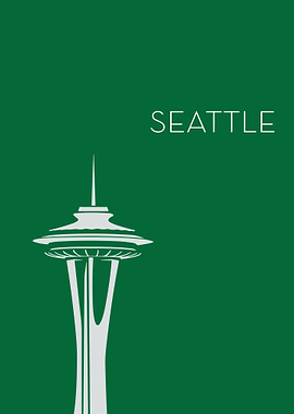 Seattle Space Needle Minimalist