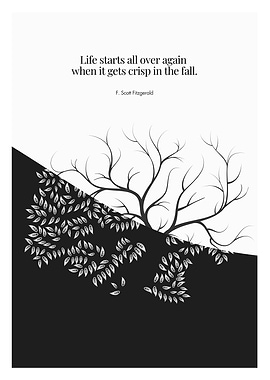 Fall Quote with Tree