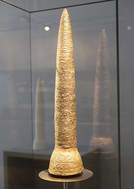 Gold Artifact with Intricate Patterns