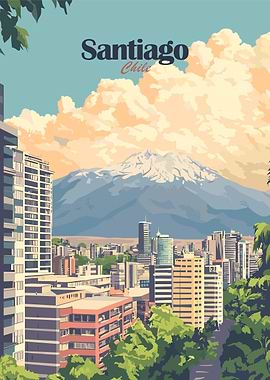 Santiago, Chile Cityscape