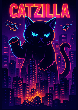 Catzilla Monster Cat