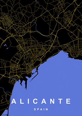 Alicante City Map
