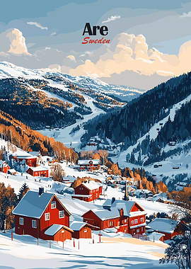 Are, Sweden Winter Village
