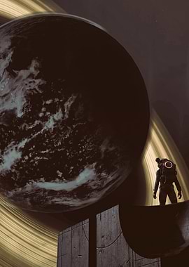 Astronaut on Alien Planet