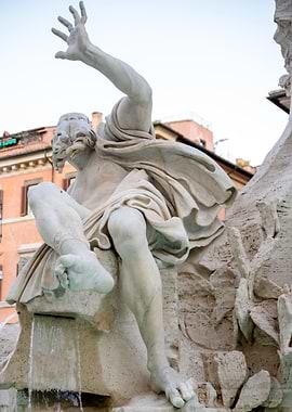 Marble Fountain Sculpture