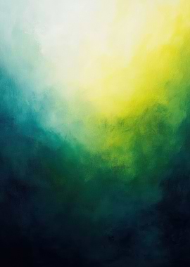 Abstract Green and Yellow