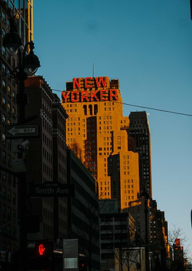 New Yorker Hotel Sign