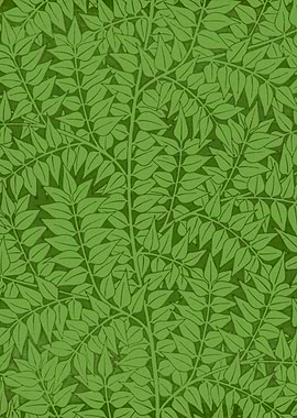 Green Leaf Pattern
