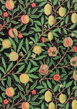 Pomegranate & Lemon Pattern